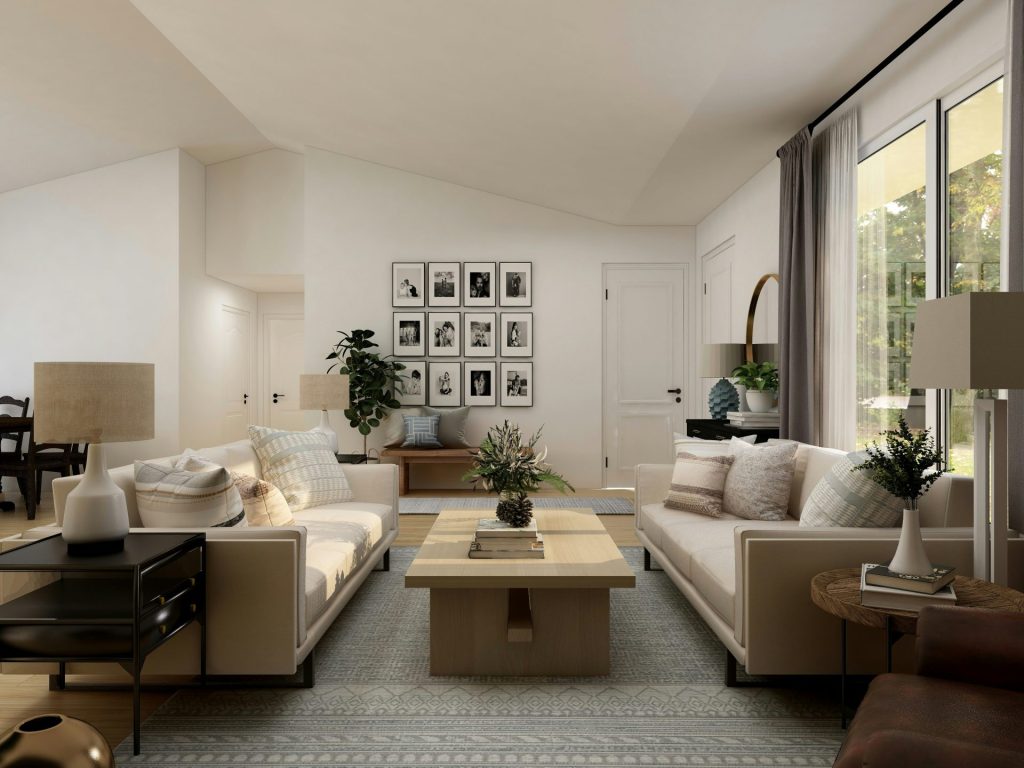 Modern living room interior design