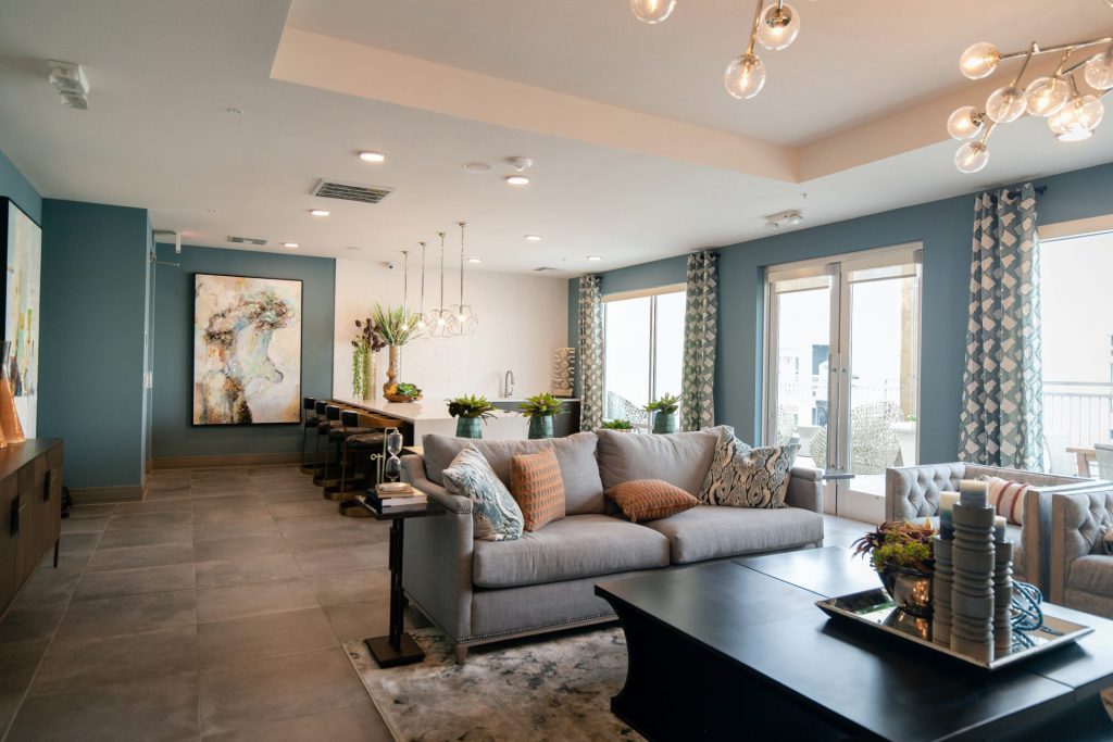 Modern living room interior design